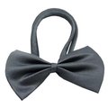 Unconditional Love Plain Grey Bow Tie UN742901